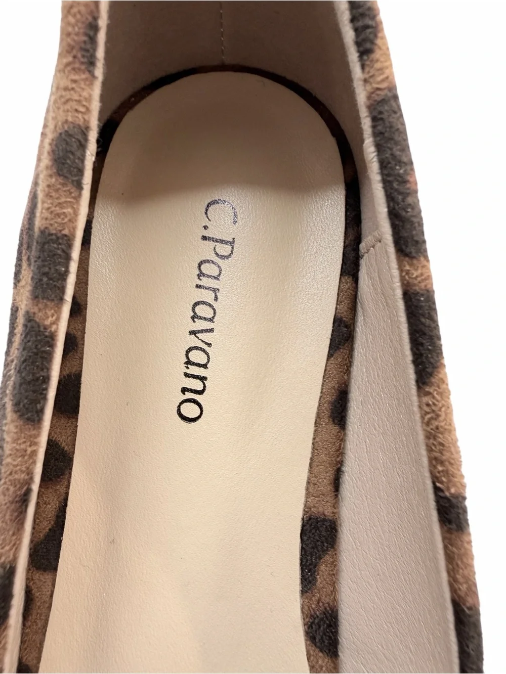C.Paravano Pointed Toe Metal Tie Aida Bow Flats EU 40 NWOT